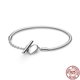 thumbnail image 1 of Bracelet Silver 925 Original Snake Chain 17-20 Evil Eye Heart Star Zircon for Charms Beads Pendant Birthday Jewelry Making Gifts, 1 of 5