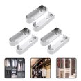 thumbnail image 1 of IDEANATEGRATE 6Ud Soporte Oval Para Barra De Y Closet De Hierro Plata Uso Doméstico, 1 of 8