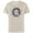 Natural, variant on Pride Flag Rainbow Circle Logo Proud Heroes Symbols - Short Sleeve Cotton T-Shirt for Adults - Customized-Charcoal