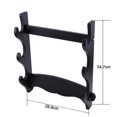 thumbnail image 4 of 1pc Three tier Samurai Sword Katana Holder Hanger Bracket Display Parts Wall Mounted, 4 of 4