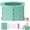 Green, variant on Travel Potty, Collapsible Potty for Toddler Travel, Reusable Portable Foldable Toilet Seat with Cleaning Bags for Car, Camping, Outdoor and Indoor Use