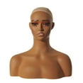 thumbnail image 1 of Soporte para peluca con cabeza de maniquí, soporte multifuncional para exhibición de pelucas, para sombreros, aretes, accesorios de belleza, bufandas, 1 of 9