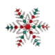 thumbnail image 5 of Elegante broche navideño, accesorios decorativos, ropa, insignias, broches, Copo de nieve, 5 of 9