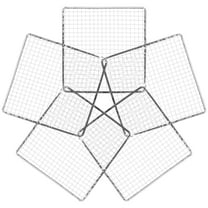 TEHAUX Portable Metal Grill Grate for Outdoor BBQ Cooking and Fire Pit Use, Camping and Backyard Grill Accessory