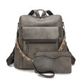 thumbnail image 4 of PRIYAL PU Leather Backpack With Purse for Women Anti-theft Ladies Shoulder Bag Handbag Suitable for Work, Travel, and Daily Use, 4 of 9