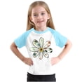 thumbnail image 4 of RXIRUCGD 2025 Vêtements d'Été pour Enfants Tout-Petits Garçons Filles Mode Mignon Col Rond Imprimé Manches Courtes Haut, 4 of 7