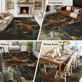 thumbnail image 5 of 5x8 Area Rugs for Living Room, Autumn Deer Non Slip Area Rugs for Kitchen Bedroom Entryway, Forest River Elk Vintage Washable Carpet Runner Rug Floor Mats for Bedroom Home Decor, 5 of 9