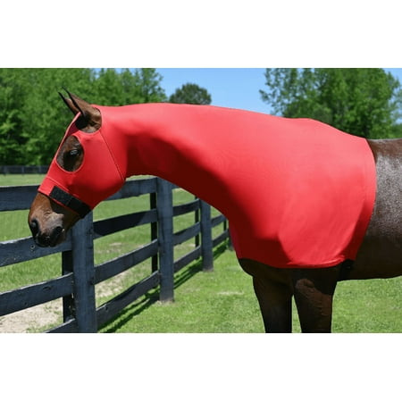 UPC: 0840875089805 | Gatsby Lycra Pull On Slicker Hood Red Medium (800-1100lbs)