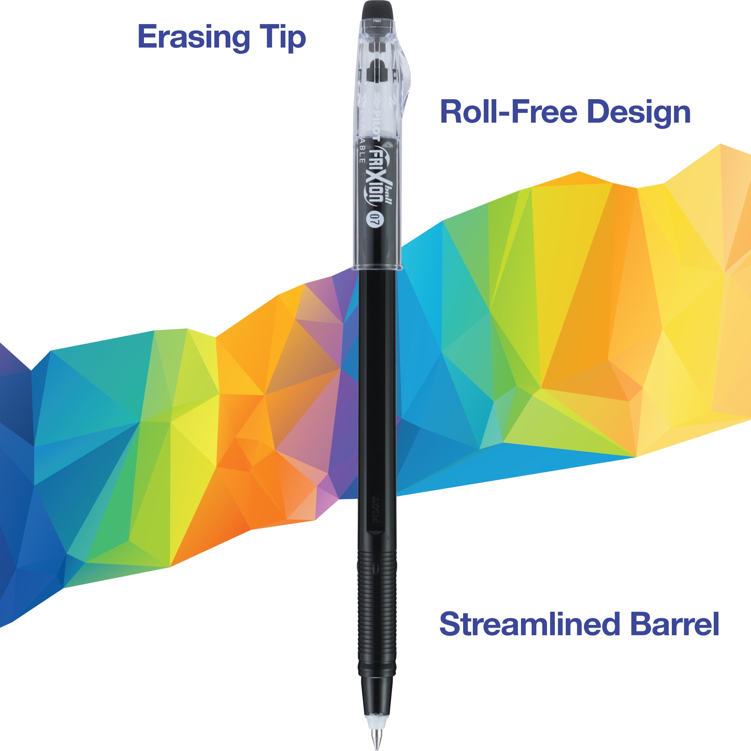 Pilot Frixion Colorsticks Erasable Gel Pens, Fine Point, Assorted Ink Colors, 36 Count