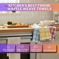 thumbnail image 6 of Soft Textiles Cotton Waffle Weave Kitchen Dish Cloths, Soft & Absorbent, Machine Washable, 13x13 inch, 12 Pack, 6 of 7