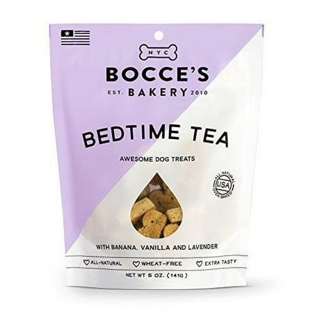 UPC: 0857155007237 | BocceS Bakery Bedtime Tea Biscuits Bag Dog Treat 5 Oz