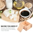 Stri 1 Set Wooden Tofu Mould Kitchen Homemade Soy Curd Making Tools
