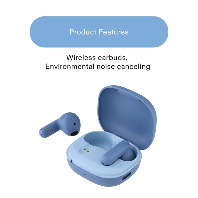 onn Mini Sticks Bluetooth Earbuds with Noise Canceling photo 4