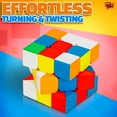 thumbnail image 3 of PointGames Speed Cube Set 4 Pack, 2x2 3x3 4x4 5x5 Beginner to Master, Smooth Turning, Magic 3D Puzzle Cube Game, Development Stimulating Toys, Brain Teaser Puzzles, Bundle Set, 3 of 7