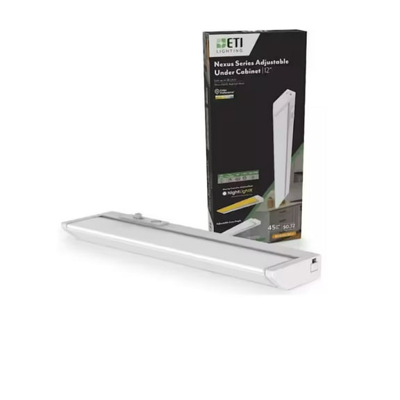 ETI 12” One Tap Nexus Adjustable Under Cabinet Light with NightLightR