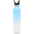 thumbnail image 4 of Simple Modern 24 oz Ascent Water Bottle With Straw Lid - Stainless Steel Hydro Tumbler Flask - Double Wall Vacuum Insulated Small Reusable Metal Leakproof Ombre: Santorini Breeze, 4 of 7