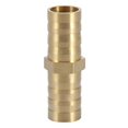 thumbnail image 2 of Brass Barbed Straight 2-Way Pipe Connector Tube Joiner Fitting 6/8/10/12/14/16/20mm, 2 of 3