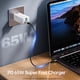 thumbnail image 3 of Cargador Bwine USB C de 65 W y 3 puertos GaN Fast Wall para drones, color blanco, 3 of 8