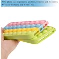 thumbnail image 3 of Fidget Toys Phone Case, Pop It Phone Case,Silicone Soft Protective Case,Pressure & Anxiety Relief Sensory Gadget Mobile Phone Protective Shell（iPhone 12Mini） Blue, 3 of 7