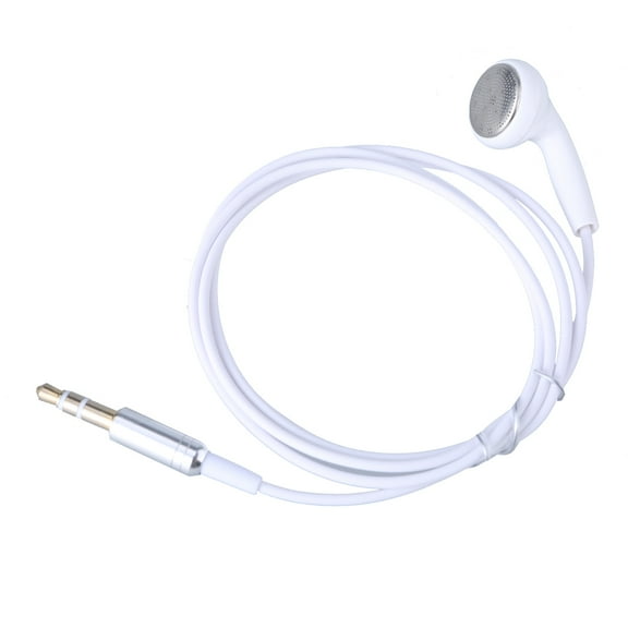 3.5mm Earphones Single Side Earphone Headphones Corded Headsets in Ear Heavy Bass Earbud Noise Isolating Earplug
