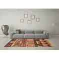 thumbnail image 3 of Ahgly Company Indoor Rectangle Solid Brown Modern Area Rugs, 3' x 5', 3 of 4