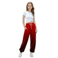 thumbnail image 4 of Children's Sweatpants Wide-leg with Pockets Children Sports Pants Boys Full Length Pants Children Long Pants Wearing Lantern Pants With Pockets Outside Athletic Pants Red 5 Years, 4 of 7