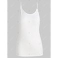 thumbnail image 3 of Top sin mangas de camisola y gasa floral Rosegal  Tankinis, 3 of 5