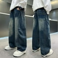 thumbnail image 5 of oqasdz Stylish and Straight Leg Pants for Big Boys Wide Leg Trousers for Kids School Wear Comfort Fit Casual Outdoor, 5 of 7