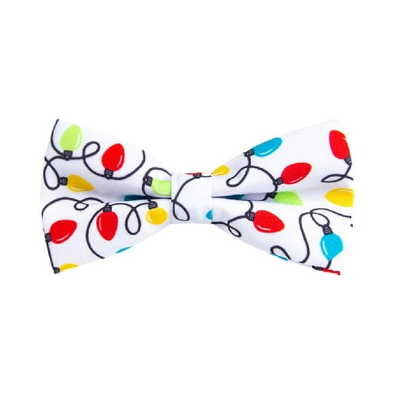 Knot Free Neck Tie for School Uniform Cute Necktie Christmas Student Bowknot Tie