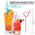 Loopy Straws, Crazy Straws, 10 Pcs Colorful Drinking Straws, Silly