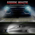 thumbnail image 4 of 2pcs H7 6000k Super White Led Headlight Bulbs Upgrade 12v Car, 4 of 4