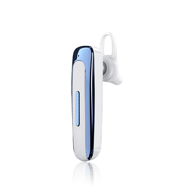 Auriculares inalámbricos compatibles con Bluetooth V5.0 Auriculares comerciales Control de botones Auriculares de conducción Estéreo 50 horas Tiempo de reproducción Un solo oído Blanco Guardurnaity EL005392-03