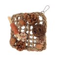 thumbnail image 1 of Bird Climbing Net, Multipurpose Bird Woven Net Decorative Natural  For Small Bird For Cockatiel For Lovebird, 1 of 8
