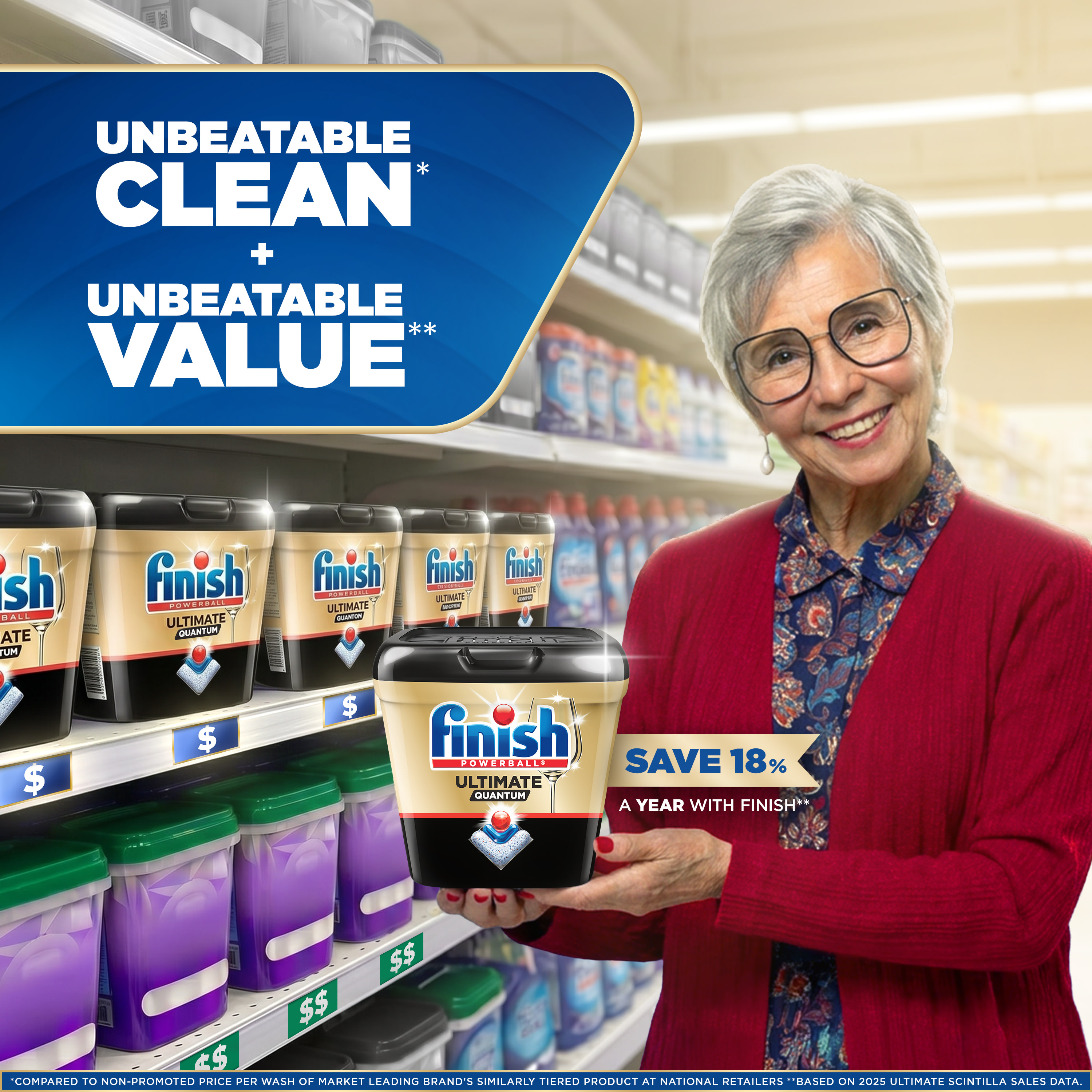 Finish Ultimate Quantum Dishwasher Pods, 38 Count photo 5