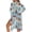 Blue Horse Cactus, variant on Xoenoiee Horse Rose Daisy Flower Pattern Women Kimonos 2026 Swim Cover Up Summer Bikini Beach Coverup Boho Sheer Kimono Cardigan for Beach Vacation