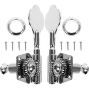 Electric Bass Tuners Portable Tuning Peg Metal Pegs Manual Winder Guitar Soveriegn Silver