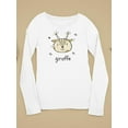 thumbnail image 3 of Cute Little Giraffe Face Long Sleeve Toddler -Image by Shutterstock,  5 Toddler, 3 of 4