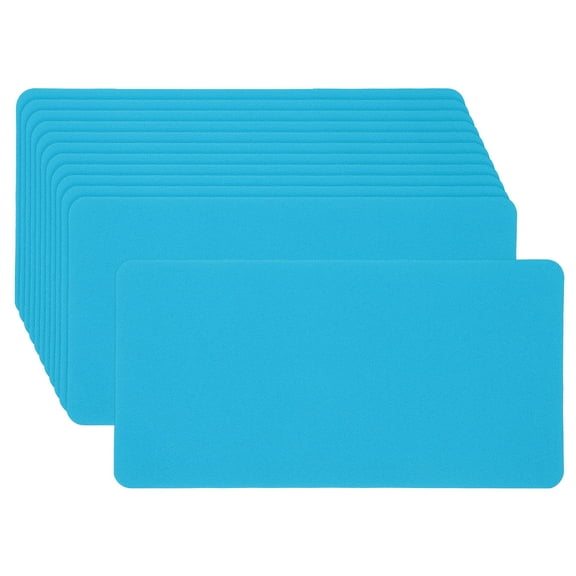 Uxcell Denim Iron on Patches for Clothes 7.9" x 3.9" Denim Patches Iron on Blue