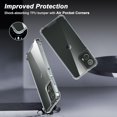 thumbnail image 4 of MHWL Clear Hard PC & TPU Cell Phone Case for Motorola Moto G 5G (2024), 1 Count, 4 of 16