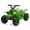 green, variant on 6V Kids Ride-On ATV Quad – Electric 4-Wheeler Toy Car with Rubber Handles, LED Lights, Music, Push-Button Accelerator, 1.76 MPH, Gift for Boys & Girls, Electric Ride-On Car Style, Yellow