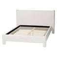 thumbnail image 4 of Baxton Studio Laria Modern Platform Bed, King, White, 4 of 9