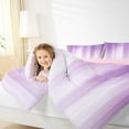thumbnail image 4 of Feelyou Dreamy Plum Stripes Bedding Comforter Set, Abstract Geometric Twin Comforter Sets, Teens Girls Boys Kids Reversible Bedding Set, Breathable Home Decor, 2-Piece, 4 of 8