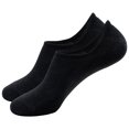 thumbnail image 1 of Xiao Hua 10 pares de calcetines invisibles para mujer - Tobilleros bajos antideslizantes - Calcetines invisibles para uso casual y formal - Suaves y elásticos, color negro, 1 of 2