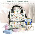thumbnail image 5 of Daiia Cute tractor and vehicle Pattern Large Capacity Baby Bag Waterproof Stylish Diaper Bag Mummy Backpack Adjustable Straps Diaper BagBaby Essentials Bag, 5 of 6