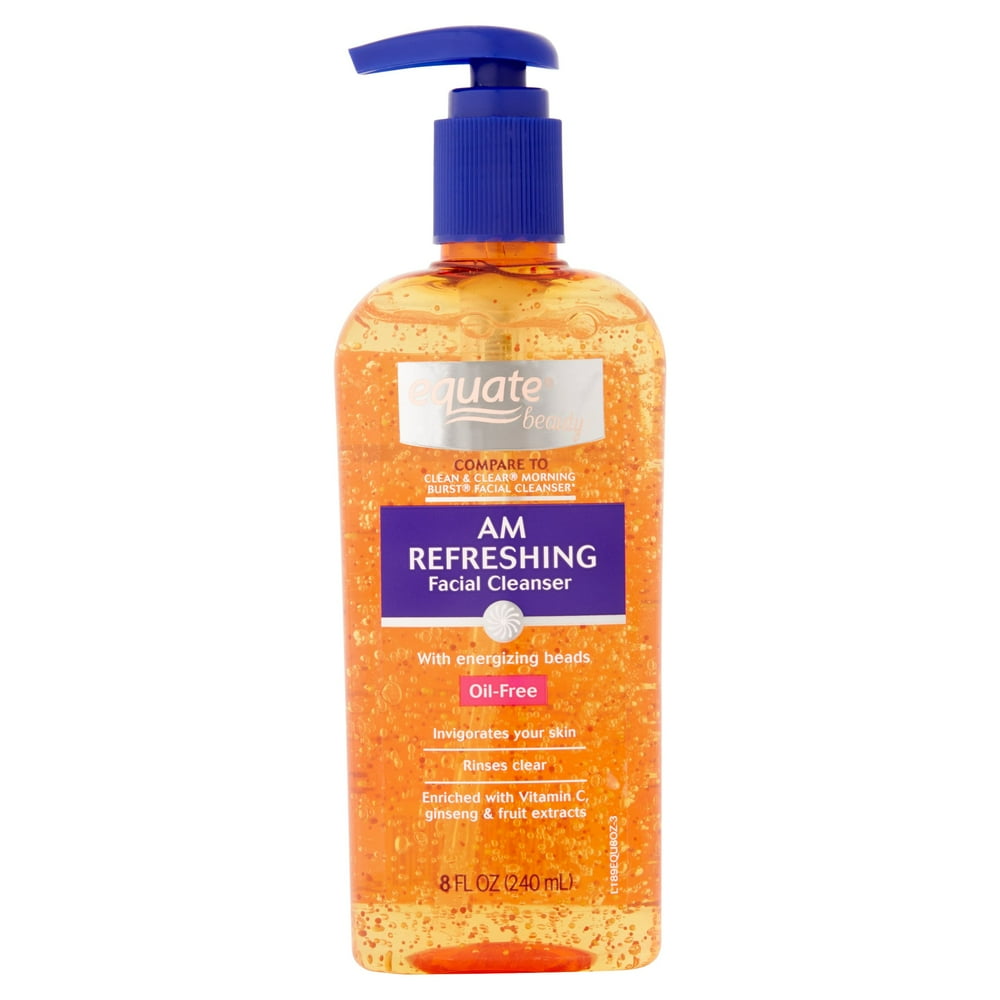 Equate Beauty AM Refreshing Facial Cleanser, 8 Oz