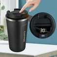 thumbnail image 3 of NEW 12oz Coffee Cup Smart Touch Temperature Display Insulated Mug Travel Car Vacuum Flasks Stainless Steel Thermos Cup with Lid 2024, 3 of 7