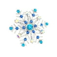 thumbnail image 2 of Broche Flocon de Neige Strass Flocon de Neige Épingle en Alliage Délicat Épingle de Poitrine, 2 of 8