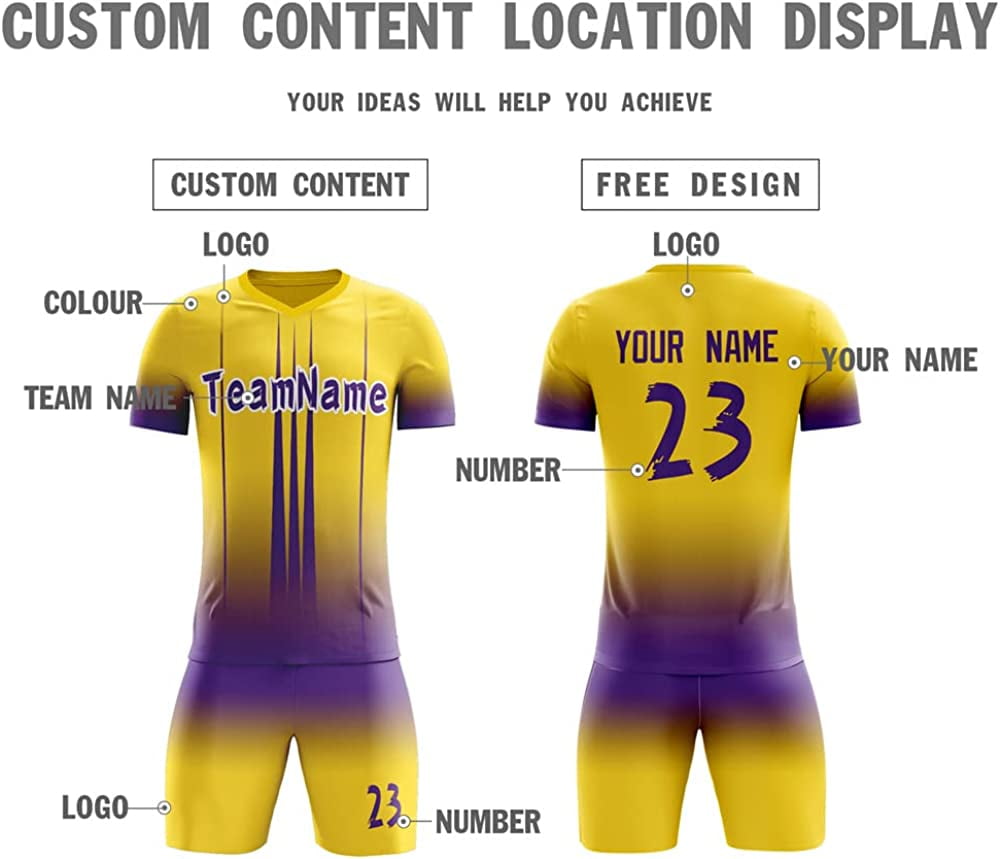 Custom Team Sportswear Away Concept Soccer Jerseys Make Your own Uniform  22/23 new design football