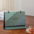 thumbnail image 4 of Suncoda Leather Calendar, Calendar Set New Year Calendar Desktop Office Small Decorations Monthly Calendar Leather Calendar, 4 of 6