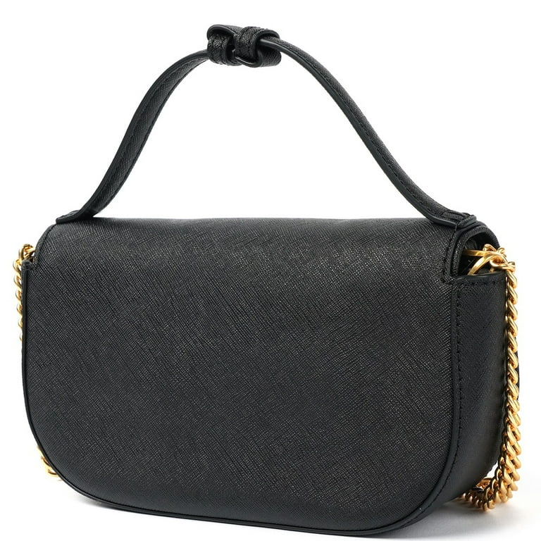 ✨️美品✨️ TORY BURCH エマーソン サフィアーノ トートバッグ 黒 Tory Burch Women's Emerson Snap Saffiano Leather Small Top